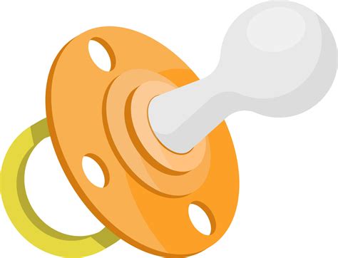 illustrazione concettuale di un ciuccio neonatale moderno di alta qualità