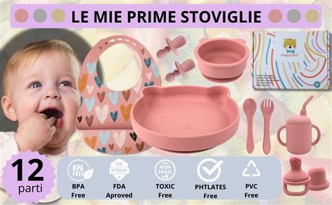 Tipi di materiali per set pappa