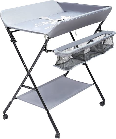 Tavolo fasciatoio portatile con accessori