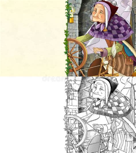 Illustrazione del castello demoniaco con la Principessa Syalis