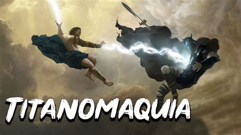 Rappresentazione della Titanomachia