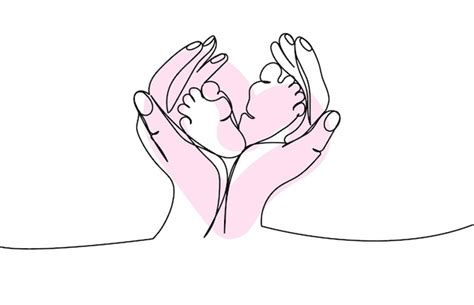 Famiglia che accoglie un neonato
