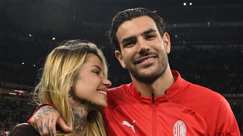Zoe Cristofoli e Theo Hernandez insieme in un momento di vita quotidiana