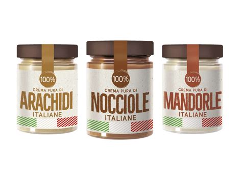 Barattoli di creme 100% frutta secca (mandorle, nocciole, arachidi)