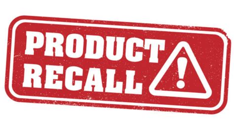 Food recall warning symbol