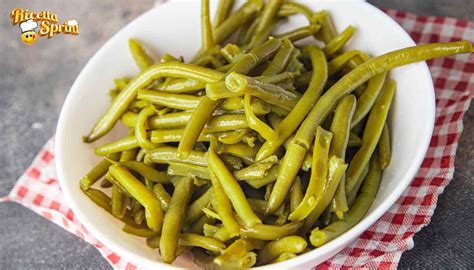 Fagiolini cotti preparati per lo svezzamento