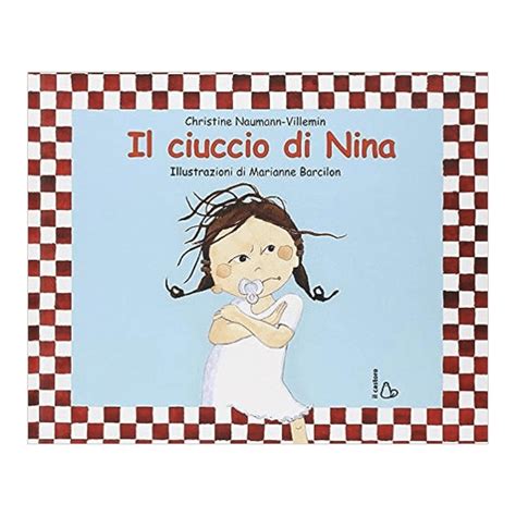 Illustrazione di Nina che offre il ciuccio al lupo