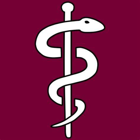 Raffigurazione di Esculapio con il serpente