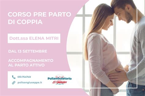 Coppia in attesa al corso preparto