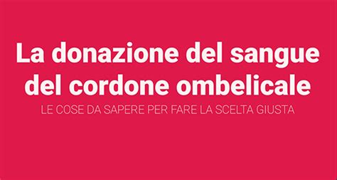 diagramma decisionale per la donazione del cordone ombelicale