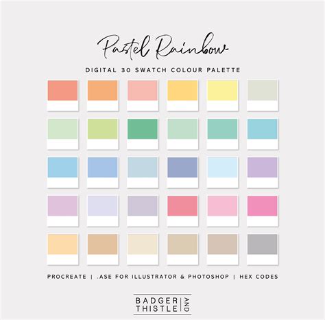 Color palette for a children's room, showing bright and pastel options