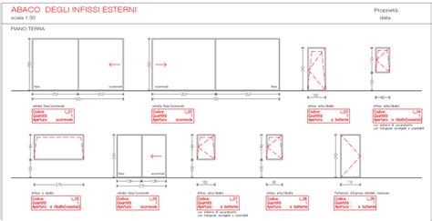 rappresentazione grafica di un infisso con inserti in vetro inglese e scuro in alluminio