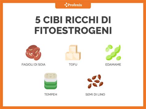 Illustrazione di alimenti ricchi di fitoestrogeni