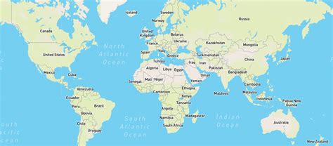 Mappa delle zone del mondo visitate dalla Jolie durante le sue missioni UNHCR