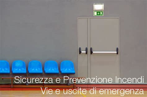 Mappa schematica di una venue con indicazione delle uscite di sicurezza