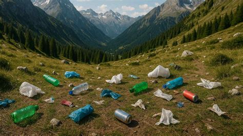confronto visivo tra la montagna di rifiuti prodotti da pannolini usa e getta vs un kit di pannolini lavabili