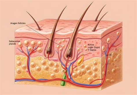 illustrazione della struttura della pelle del neonato a confronto con quella adulta
