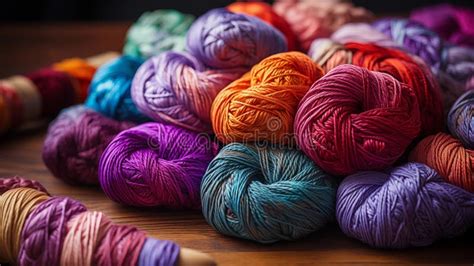 Tavolozza di filati colorati