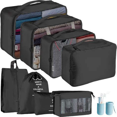 Set di cubi organizer per valigia
