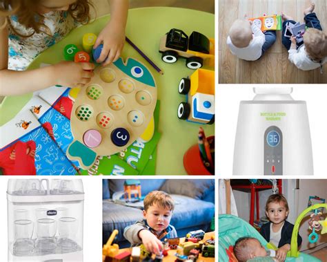 Varietà di attrezzature per bambini disponibili per il noleggio