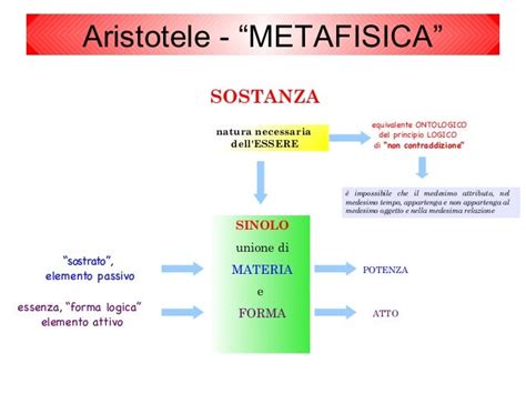 Metafisica aristotelica sinolo forma materia