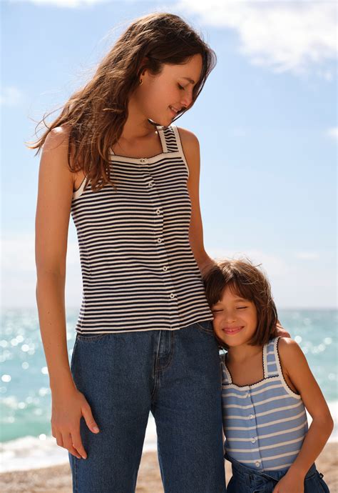 Petit Bateau family matching outfits