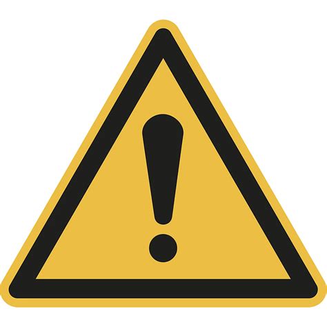 Un cartello di avvertimento generico