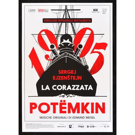 Locandina storica originale del film La corazzata Potëmkin