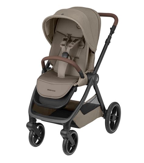 Dettaglio telaio e sistema di ammortizzazione del passeggino Maxi-Cosi Oxford per terreni irregolari