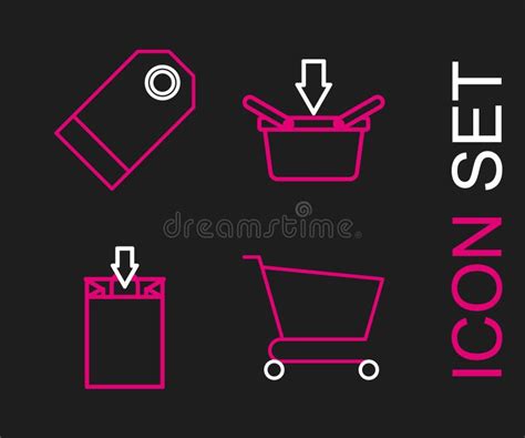 Price tag or shopping cart with refund icon