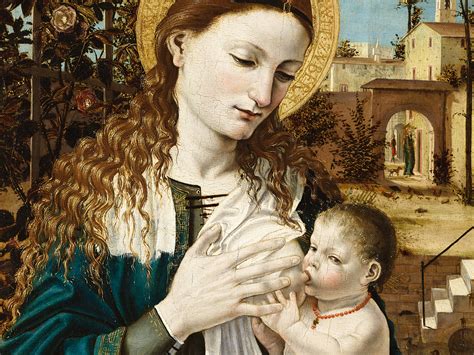 illustrazione simbolica di una donna che allatta, circondata da elementi che richiamano la crescita spirituale