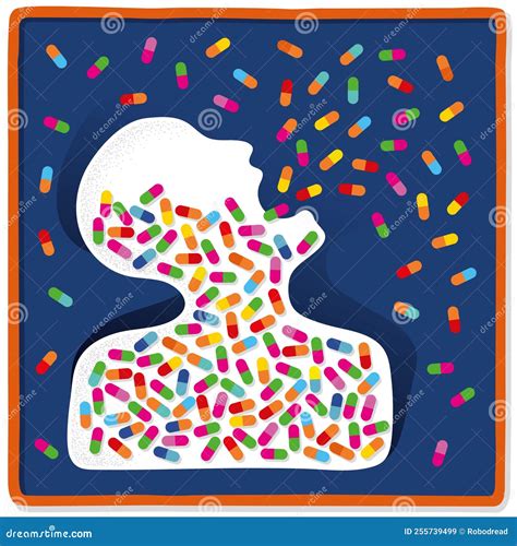 illustrazione schematica di un termometro e farmaci pediatrici
