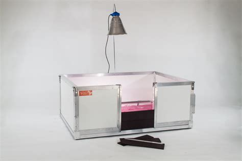 Cassa parto con cuccia e traversine