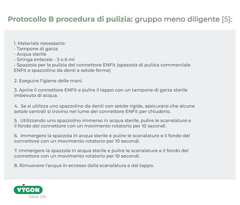 Schema illustrativo della corretta procedura di pulizia per neonate
