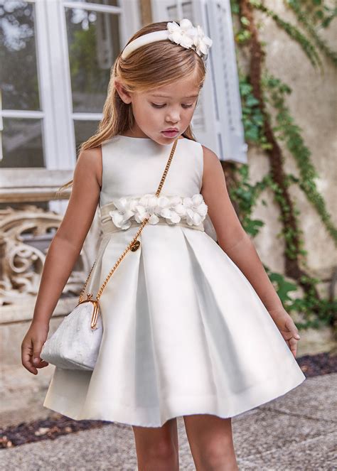 abito cerimonia bambina stile semplice