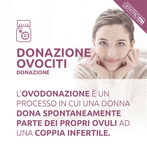 infografica sui requisiti di salute per le donatrici di ovociti