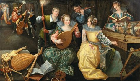 rappresentazione allegorica della musica barocca e rinascimentale