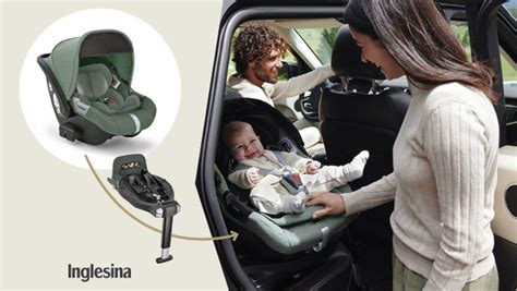 Ovetto Inglesina Huggy Multifix installato in auto