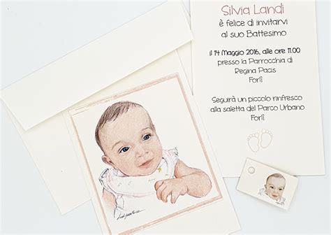 Set di inviti battesimo fatti a mano a forma di animali