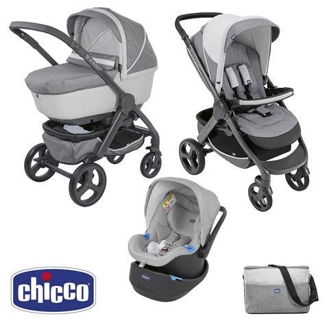 Trio Chicco StyleGo in contesto urbano moderno