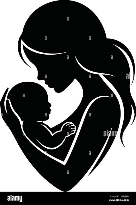 Illustrazione di una madre che culla il suo bambino cantando una ninna nanna