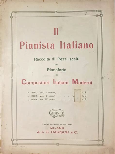 Copertine di spartiti di compositori romantici e moderni