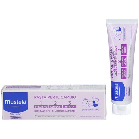 schema grafico benefici pasta cambio mustela