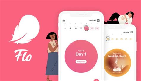 Grafico che mostra l'evoluzione settimanale della gravidanza nell'app Flo