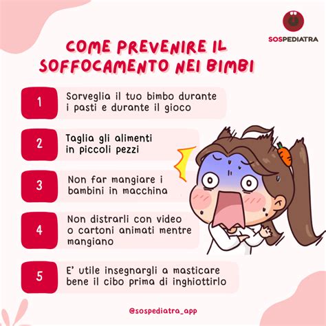 Dati sul soffocamento nei bambini