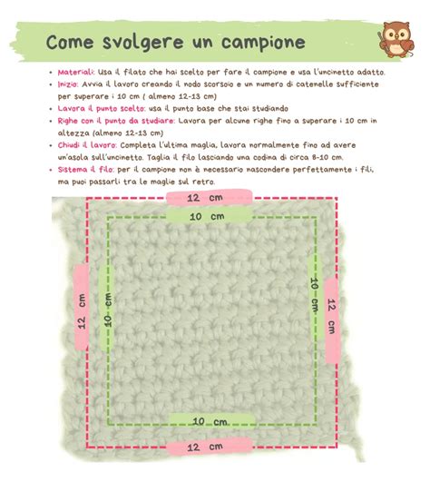 Esempio di campione all'uncinetto
