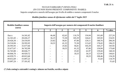 rappresentazione grafica del nucleo familiare e dei sostegni statali