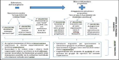 schema grafico del percorso formativo a tre livelli