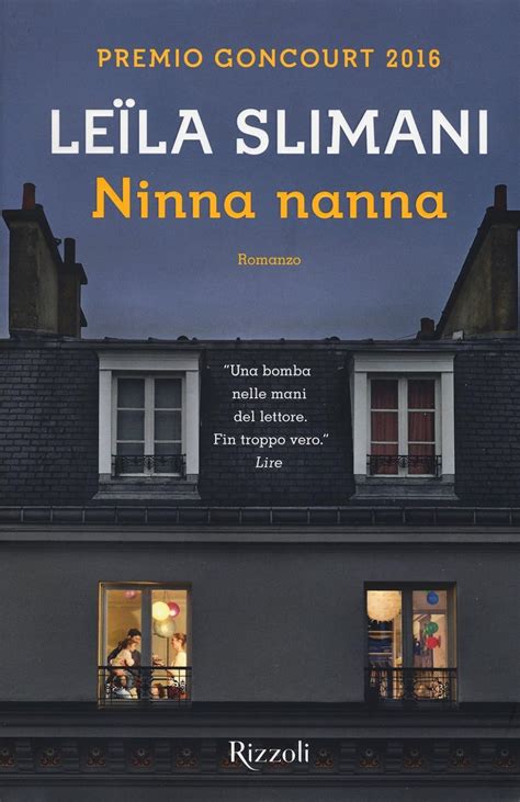 Copertina del libro Ninna Nanna di Leïla Slimani