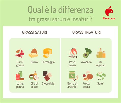differenza grassi saturi e insaturi